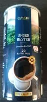 Mängden socker i Unser bester Kaffee Pads