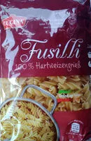Mängden socker i fusilli
