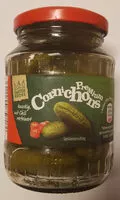 Mängden socker i Glas Gurken Cornichons Chili