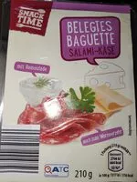 Mängden socker i Belegtes Baguette - Salami-Käse