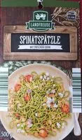 Mängden socker i Spinatspätzle