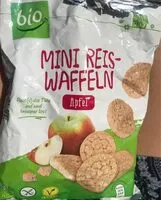 Mängden socker i Mini Reis-Waffeln mit Apfel