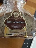 Mängden socker i Mini schnittbrot