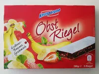 Mängden socker i Obstriegel - Erdbeer-Banane-Geschmack