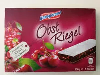 Mängden socker i Obstriegel - Cranberry-Sauerkirsch-Geschmack