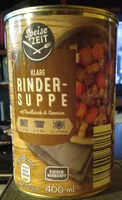 Mängden socker i Klare Rindersuppe