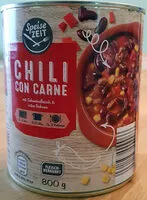 Mängden socker i Chili con Carne