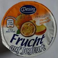 Mängden socker i Frucht auf Joghurt