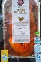 Mängden socker i Frisches Halbes Hähnchen
