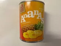 Mängden socker i Ananas in Scheiben