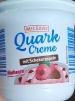 Mängden socker i Quarkcreme mit Schokoraspeln Himbeere