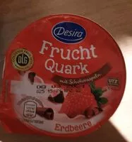 Mängden socker i Frucht Quark mit Schokoraspeln Erdbeere