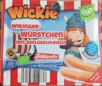 Mängden socker i Wikinger-Würstchen