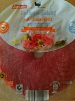 Mängden socker i Gefluegelsalami mit Pflanzenfett