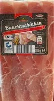 Mängden socker i Bauernschinken, luftgetrocknet