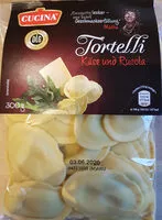 Mängden socker i Tortelli - Käse-Rucola