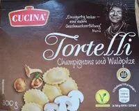 Mängden socker i Tortelli - Champignons und Waldpilze