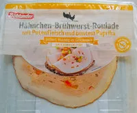 Mängden socker i Hähnchen-Brühwurst-Roulade