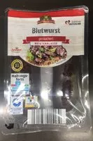 Mängden socker i Gut Drei Eichen Blutwurst