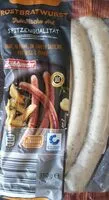 Mängden socker i Rostbratwurst Fränkische Art