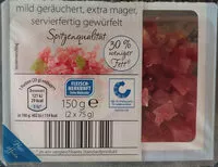 Mängden socker i Gourmet-Rohschinken, fettreduziert