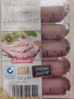 Mängden socker i Sahne-Leberwurst