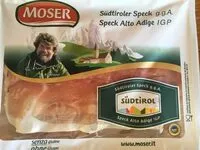 Mängden socker i Südtiroler Speck g.g.A. Schinkenspeck
