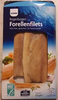 Mängden socker i Regenbogen Forellenfilets / Filet de truites