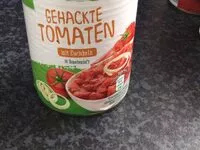 Mängden socker i Gehackte Tomaten mit Zwiebeln