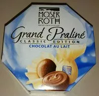 Mängden socker i Grand praliné chocolate con leche