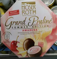 Mängden socker i Grand Praliné Sommer Edition Amarena