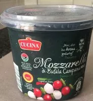 Mängden socker i Mozzarella di bufala campana