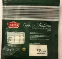 Mängden socker i Grana Padano