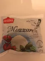 Mängden socker i Mozzarella - Light