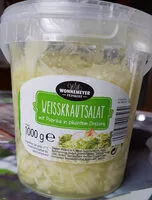 Mängden socker i Weißkrautsalat mit Paprika
