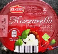 Mängden socker i Mozzarella-Minis - Classic