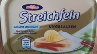Mängden socker i Streichfein ungesalzen Butter