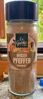 Mängden socker i Pfeffer weiss, gemahlen