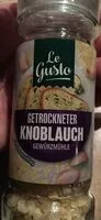Mängden socker i Getrockneter Knoblauch