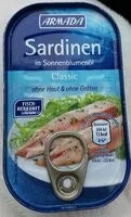 Mängden socker i Sardinen in Sonnenblumenöl