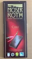 Mängden socker i Chili Zartbitter-Schokolade