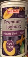 Mängden socker i Premium Joghurt Pflaume-Zimt