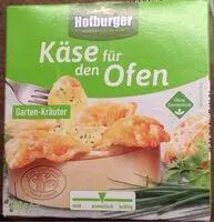 Mängden socker i Käse für den Ofen Gartenkräuter