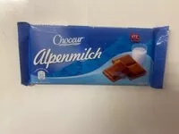 Mängden socker i Schokolade Alpenmilch