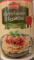 Mängden socker i Geriebener Hartkäse