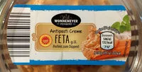 Mängden socker i Antipasticreme - Feta