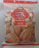 Mängden socker i Aufbackbrötchen