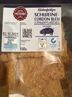 Mängden socker i Schweine-Cordon Bleu