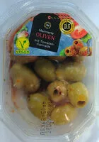 Mängden socker i Grüne Oliven mit Tomatenmarinade