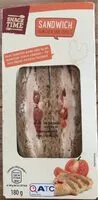 Mängden socker i Sandwich Hähnchen und Tomate